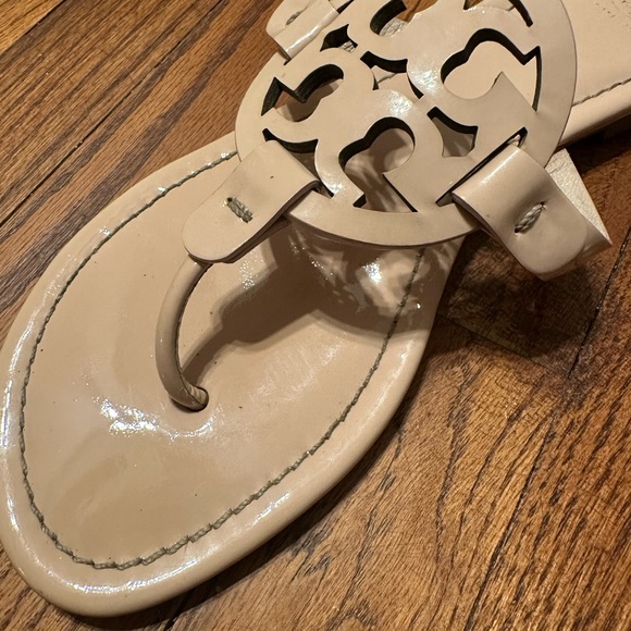 Tory Burch Miller Sea Shell Pink Sandals, size 9.5 - Picture 4 of 8
